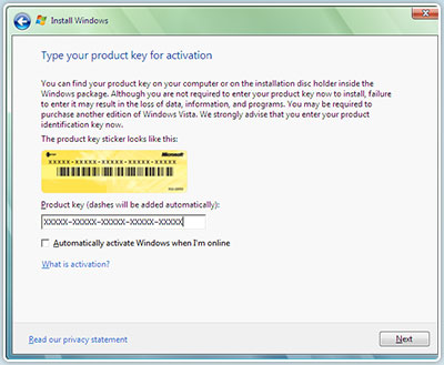 Windows Vista Business Product Key Generator Free Download